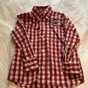 Viva La Fete boys 4t Gamecock button up! Go Gamecocks!